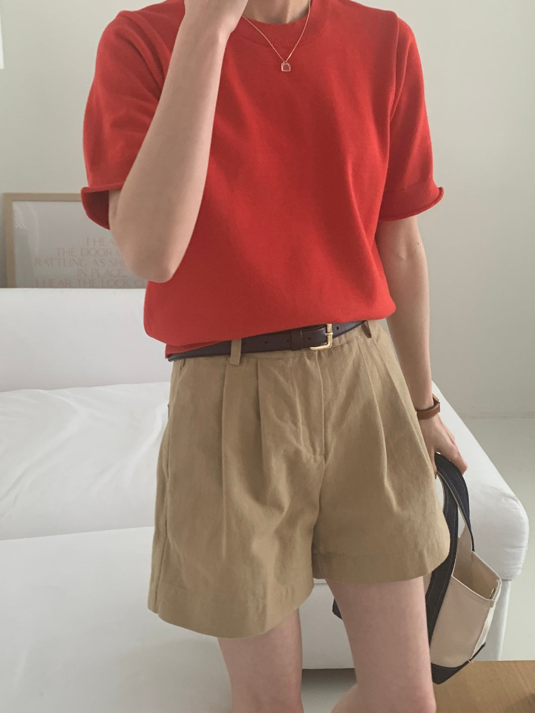 High Summer Cotton Twill Shorts -4” Inseam
