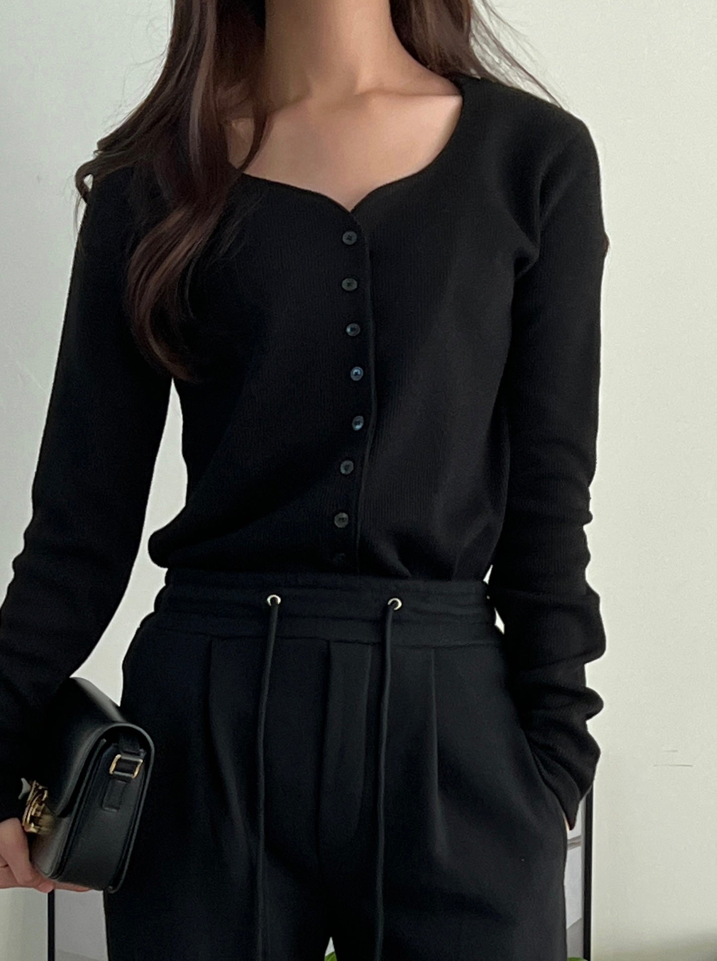 Cotton Rib Cardigan