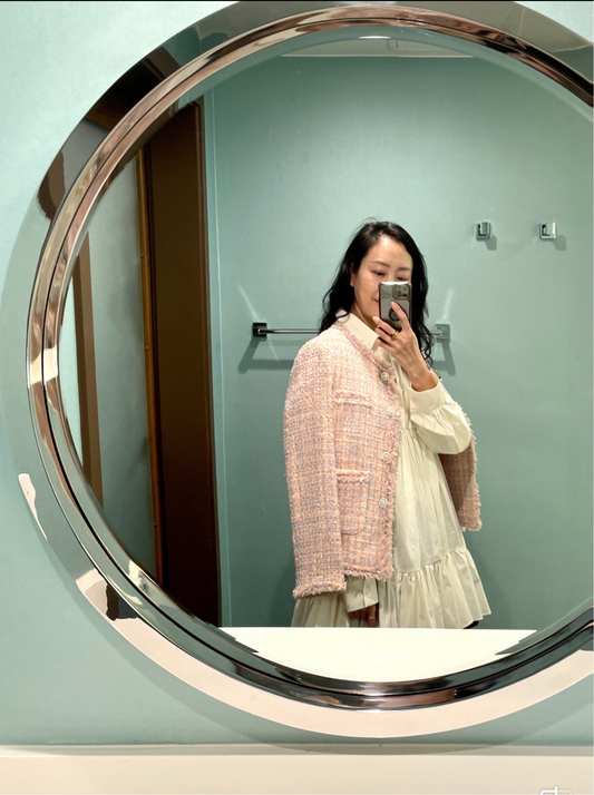 Cherry Blossom Tweed Jacket