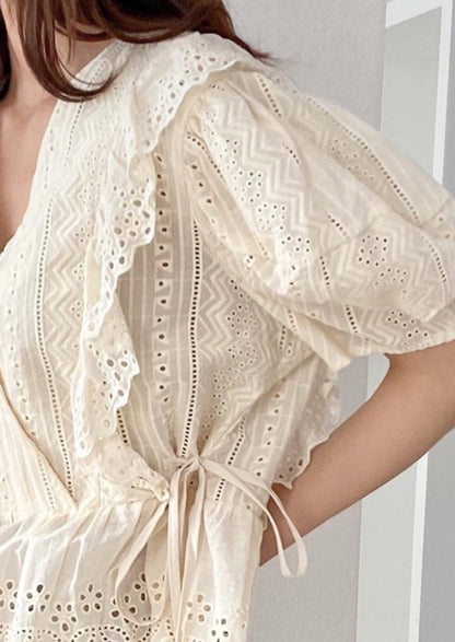 Luv Cotton Eyelet Top