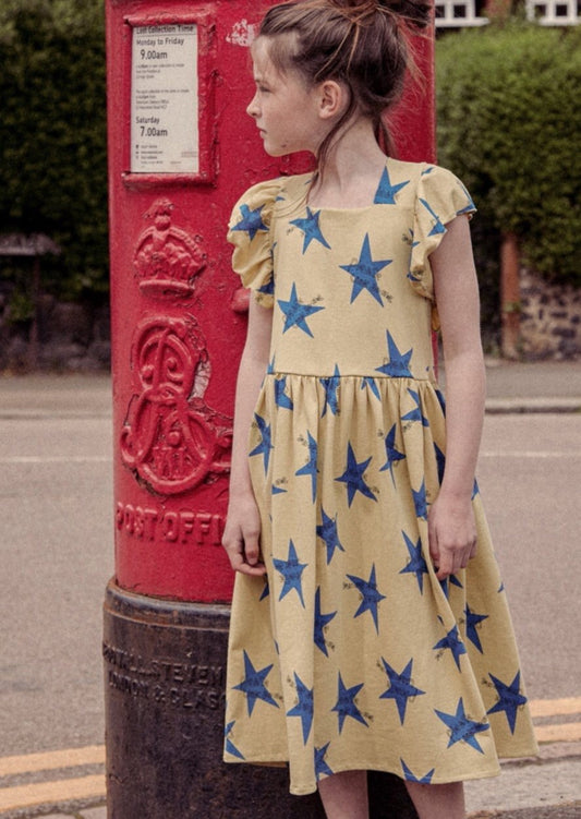 Star Ruffle Dress by En:Paper