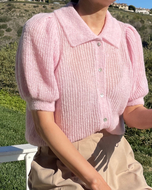 Alpaca Open Stitch Cardigan