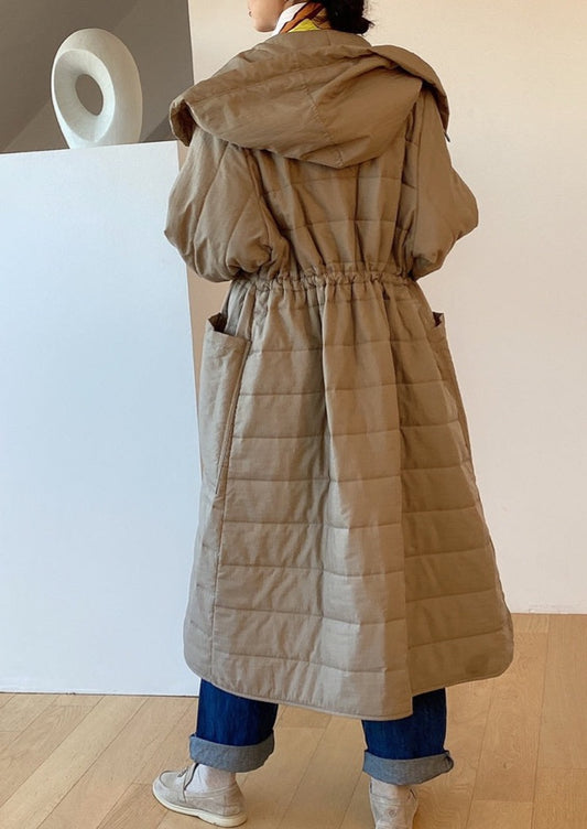 Quilted Nylon Robe Coat