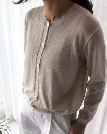 Jane Linen Knit Cardigan - Limited