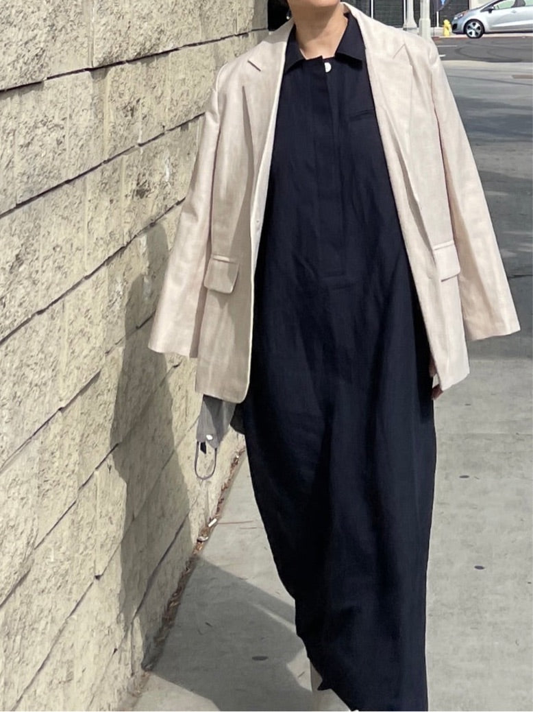 Abi + Ari Black Label Linen Blazer