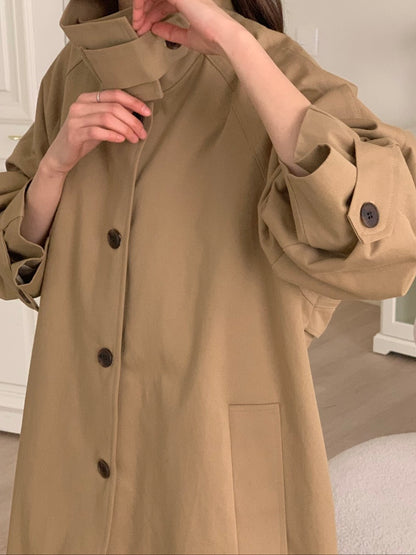 Spring Half Trench Coat - Only 1 left in black