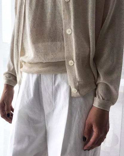 Jane Linen Knit Cardigan - Limited