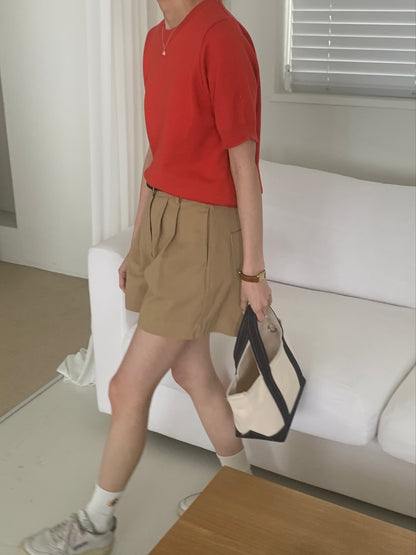 High Summer Cotton Twill Shorts -4” Inseam