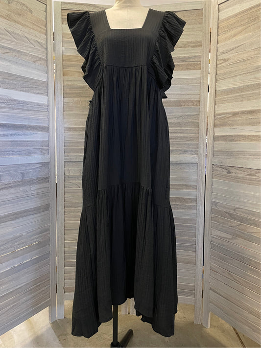 2 Way Crinkle Jacquard Maxi Dress
