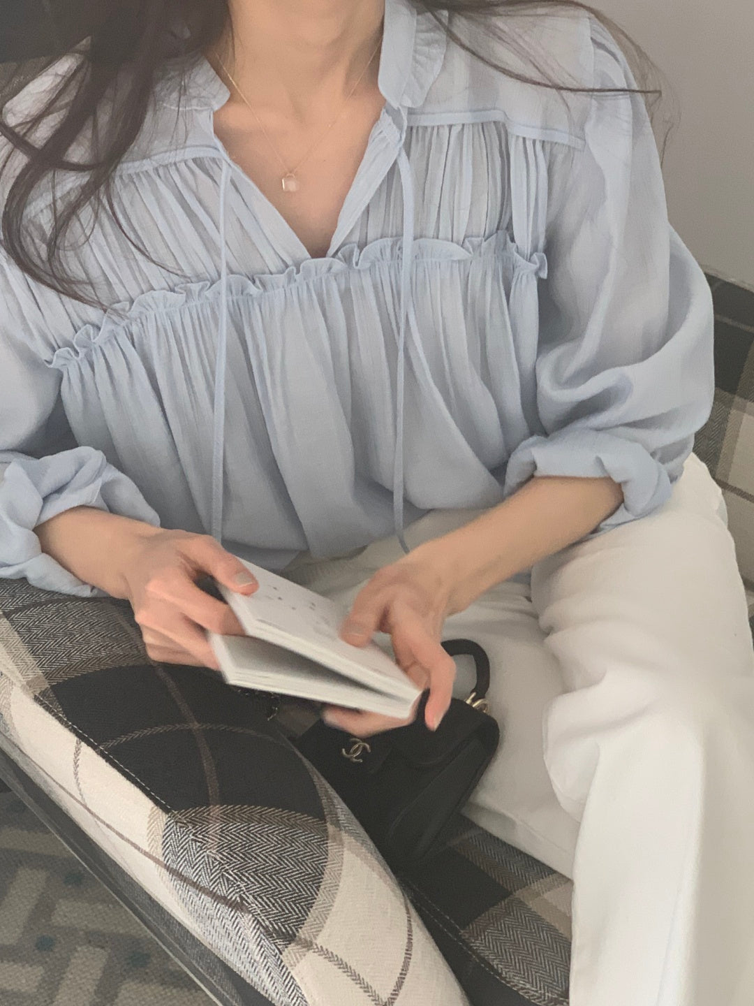Ruffled Poet Blouse