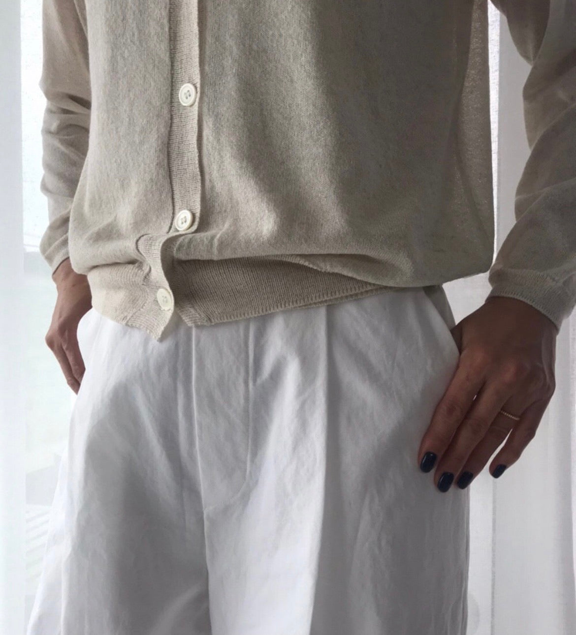 Jane Linen Knit Cardigan - Limited