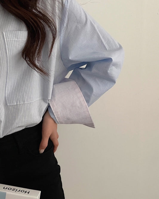 Blocked Tailored Shirt