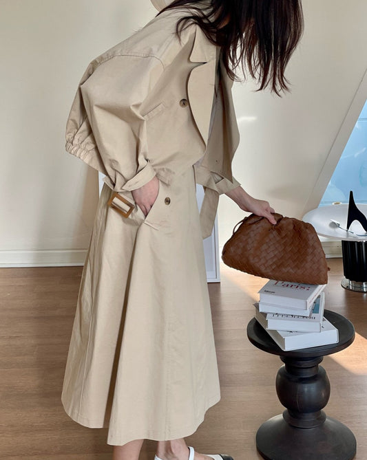 Crop Trench Jacket