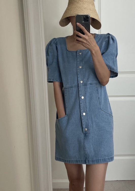 Coco Mini Denim Dress
