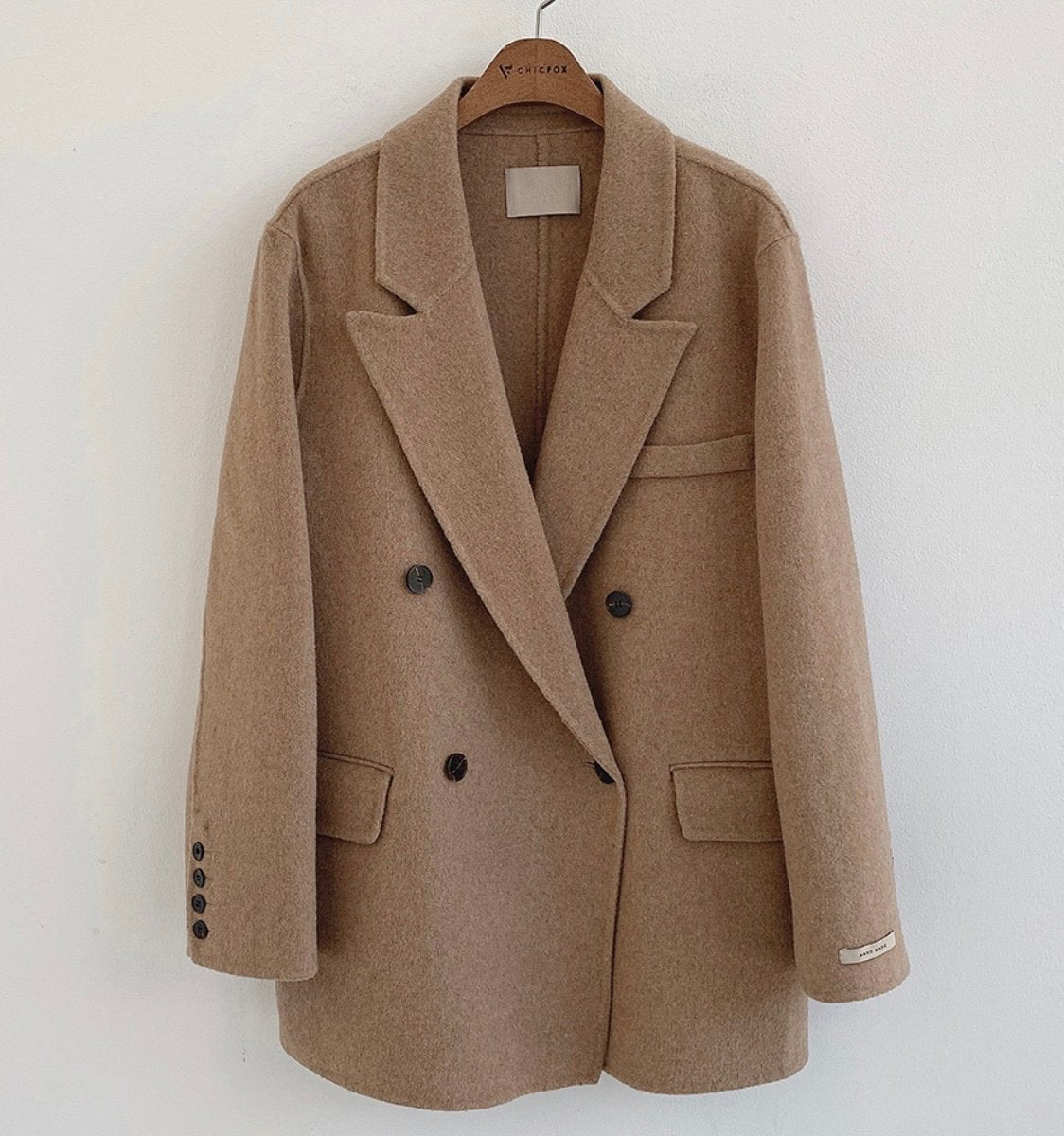 Jia Wool Handmade Blazer Coat